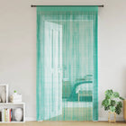 String curtains 2 pcs turquoise 140x250 cm