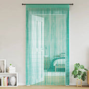 Koordgordijnen 2 stuks 140x250 cm turquoise