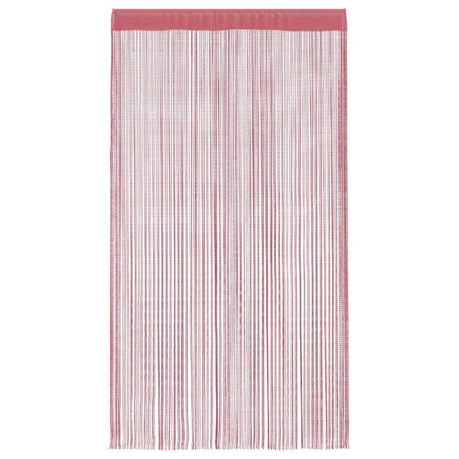 Koordgordijnen 2 st 140x250 cm roze