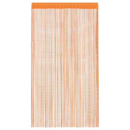 Koordgordijnen 2 st 100x250 cm oranje