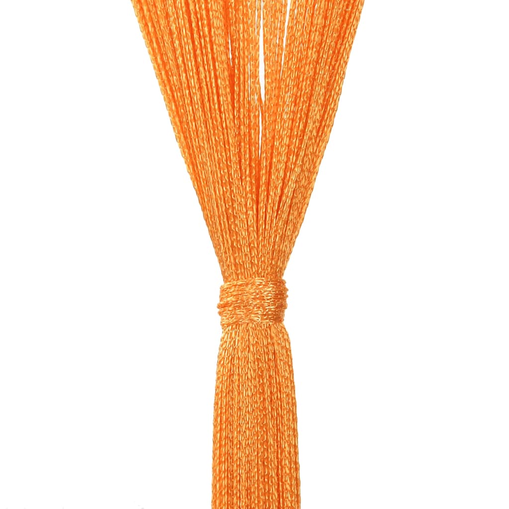 Koordgordijnen 2 st 100x250 cm oranje