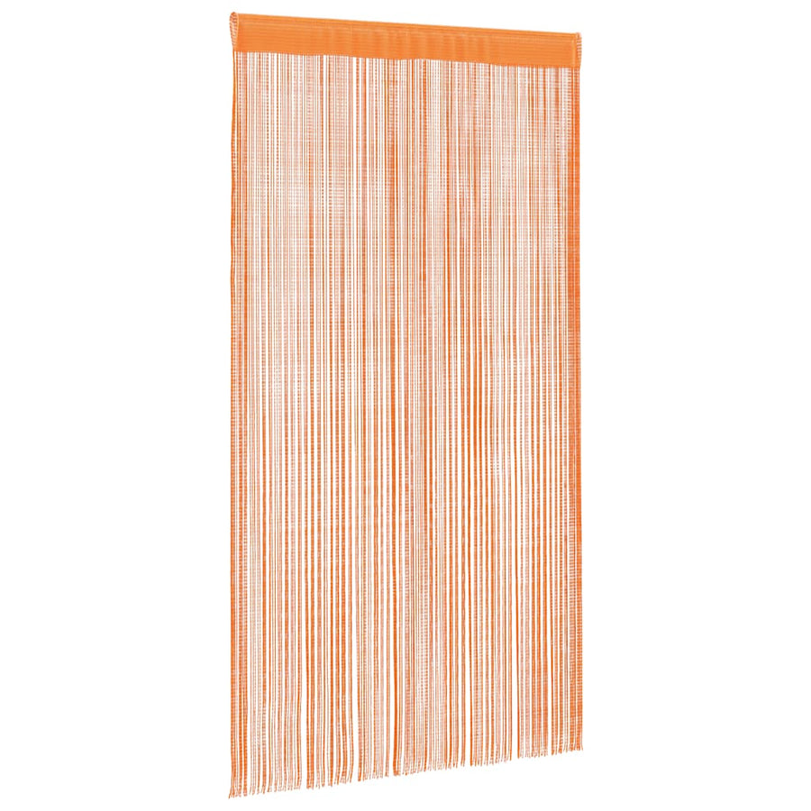Koordgordijnen 2 st 140x250 cm oranje