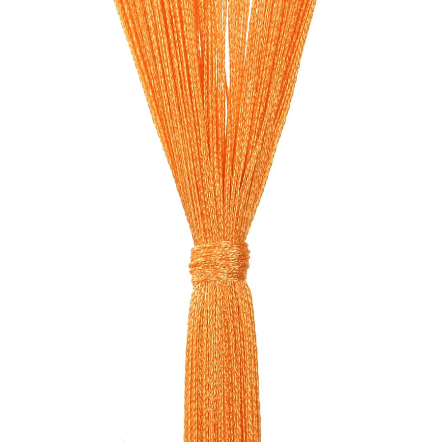 Koordgordijnen 2 st 140x250 cm oranje