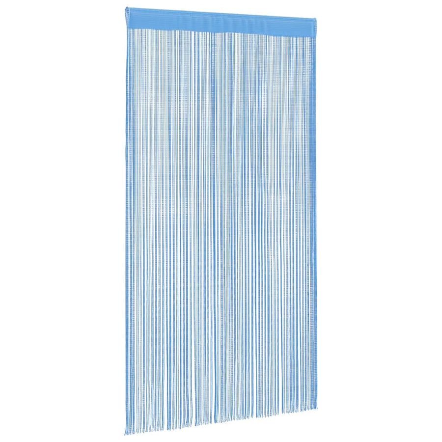 Koordgordijnen 2 st 100x250 cm lichtblauw