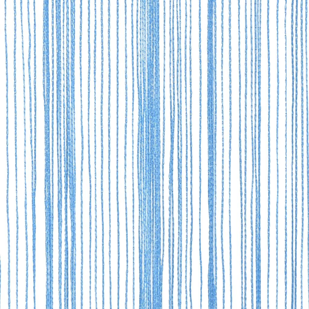 Koordgordijnen 2 st 140x250 cm lichtblauw