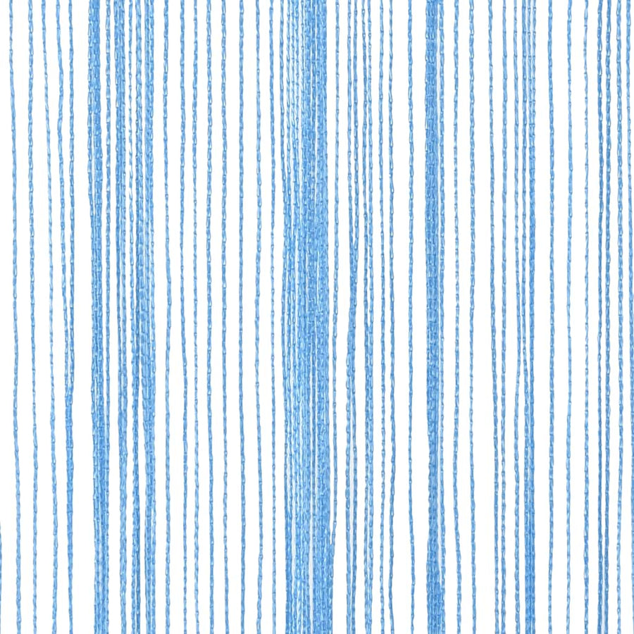 Koordgordijnen 2 st 140x250 cm lichtblauw