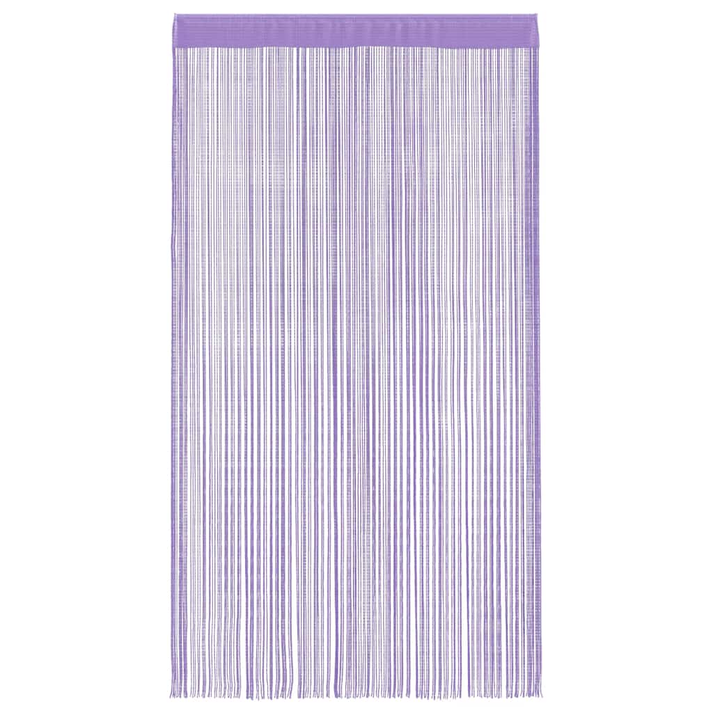 Koordgordijnen 2 st 100x250 cm paars