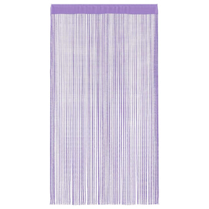 Koordgordijnen 2 st 100x250 cm paars