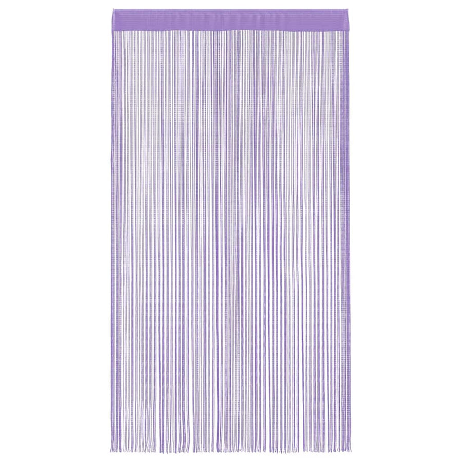 Koordgordijnen 2 st 100x250 cm paars