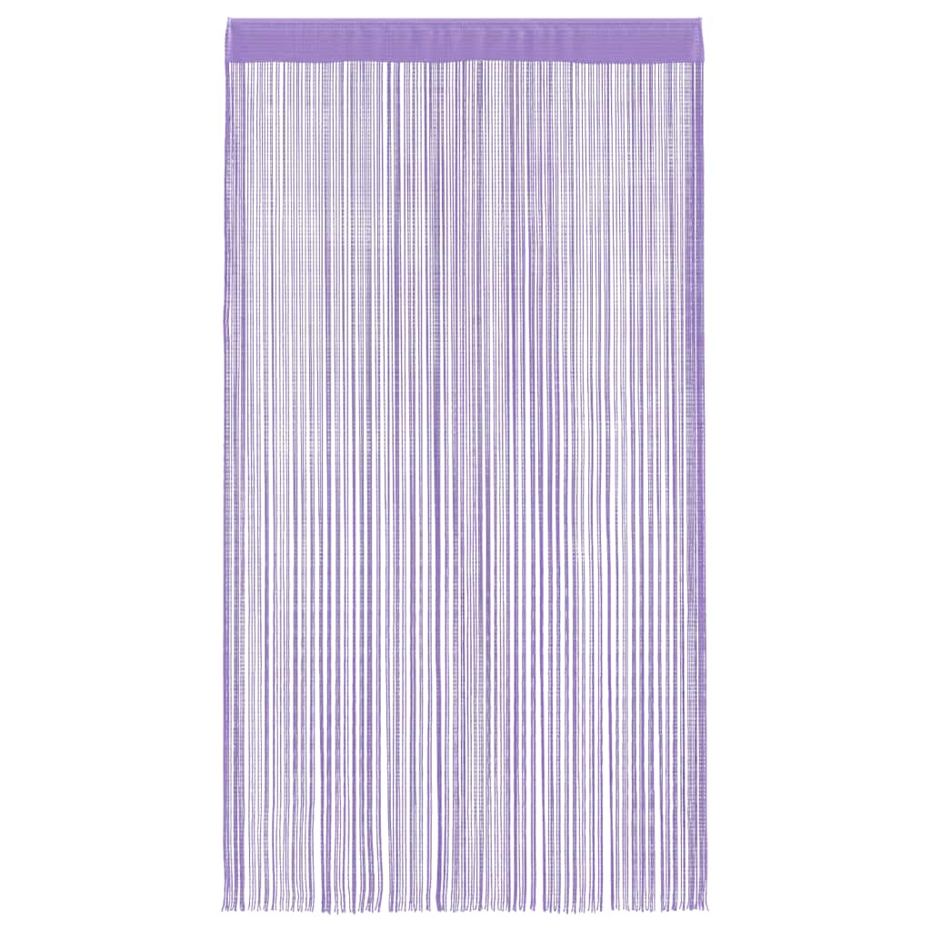Koordgordijnen 2 st paars 140x250 cm