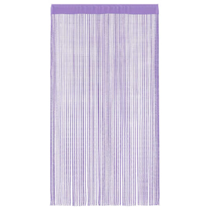 Koordgordijnen 2 st paars 140x250 cm