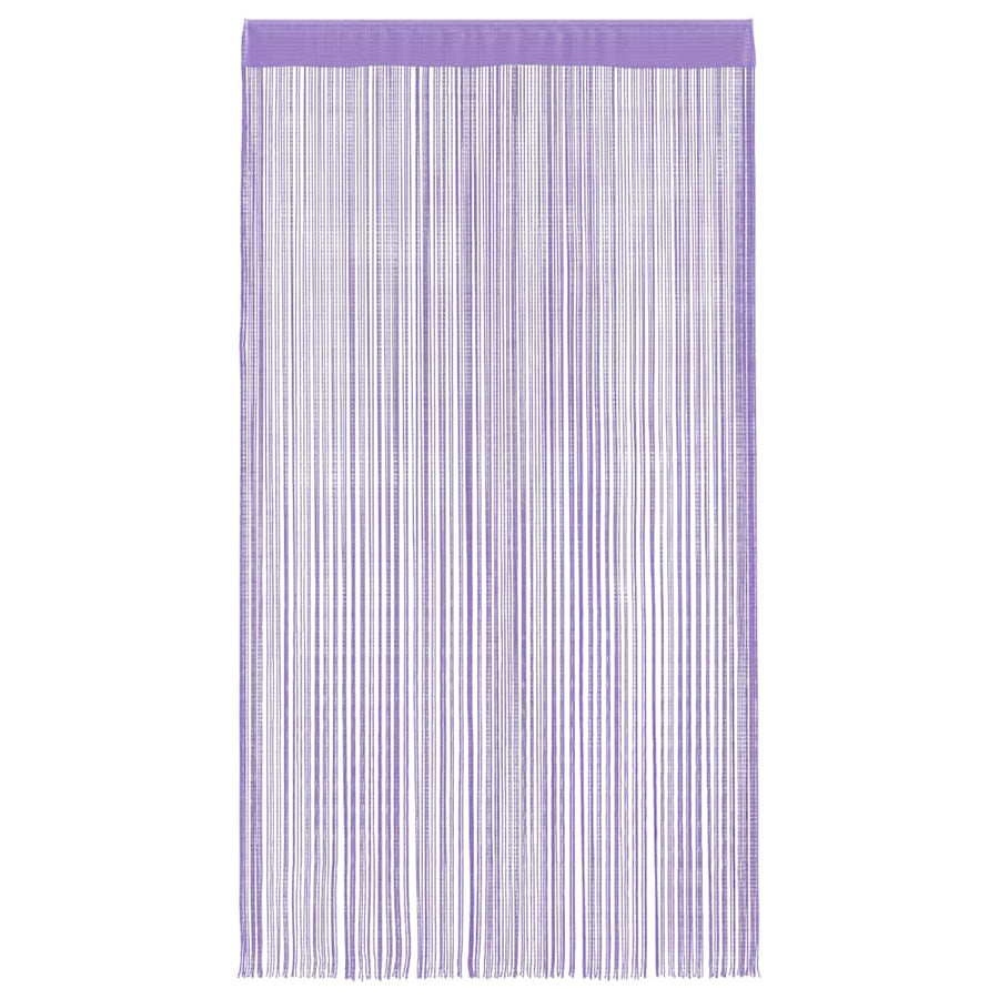 Koordgordijnen 2 st paars 140x250 cm