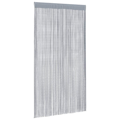 Koordgordijnen 2 st 140x250 cm lichtgrijs