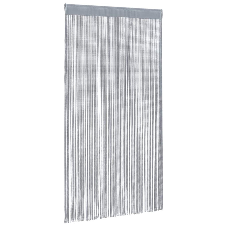 Koordgordijnen 2 st 140x250 cm lichtgrijs