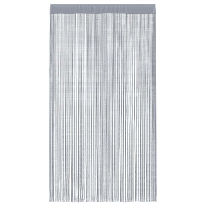 Koordgordijnen 2 st 140x250 cm lichtgrijs