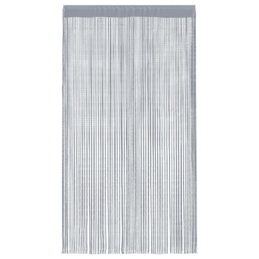 Koordgordijnen 2 st 140x250 cm lichtgrijs