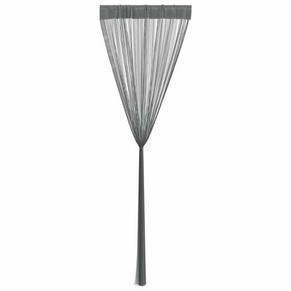 Koordgordijnen 2 st 100x250 cm antracietkleurig