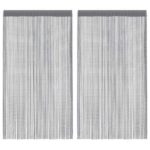 Koordgordijnen 2 st 140x250 cm antracietkleurig