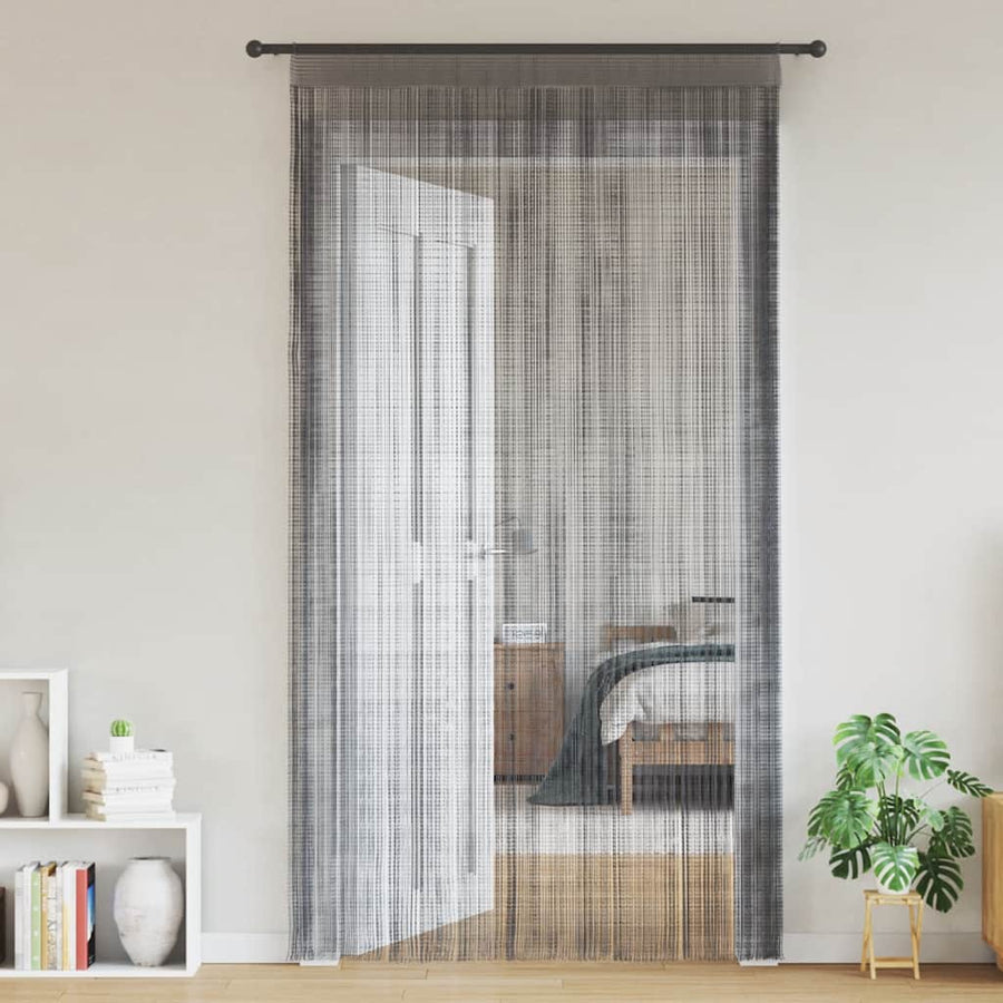 Koordgordijnen 2 st 140x250 cm antracietkleurig