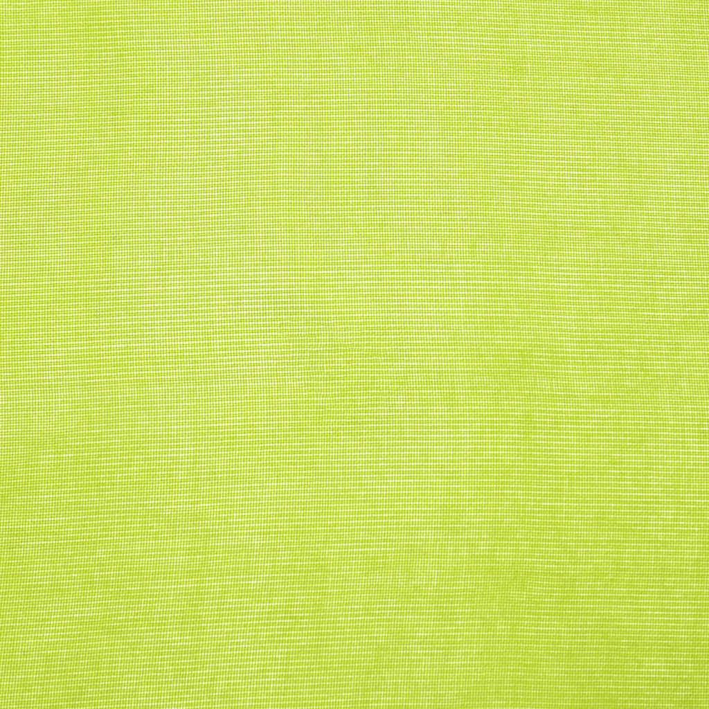 Gordijnen Voile met doorvoertules 2 st 140x140 cm appelgroen