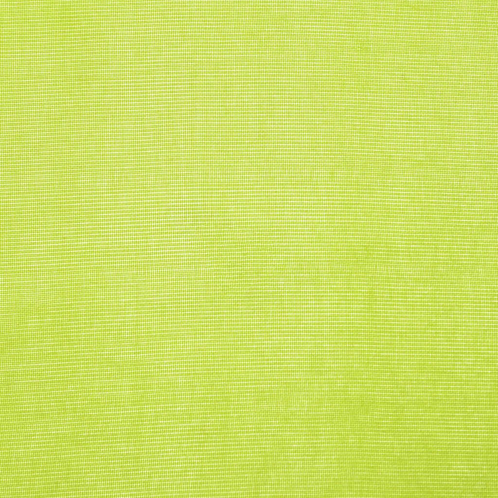 Gordijnen voile met doorvoertules 2 st 140x175 cm appelgroen