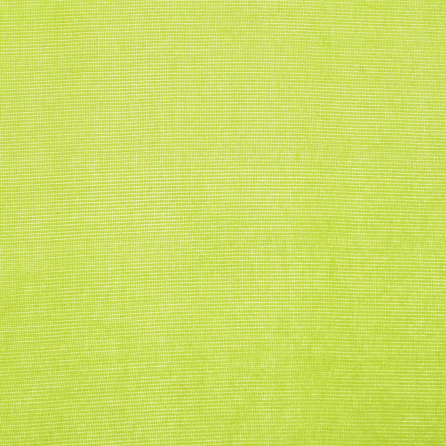 Gordijnen voile met doorvoertules 2 st 140x175 cm appelgroen