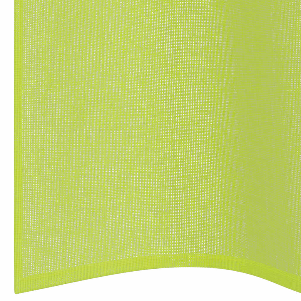Voile Gordijnen met doorvoertules 2 st 140x300 cm appelgroen