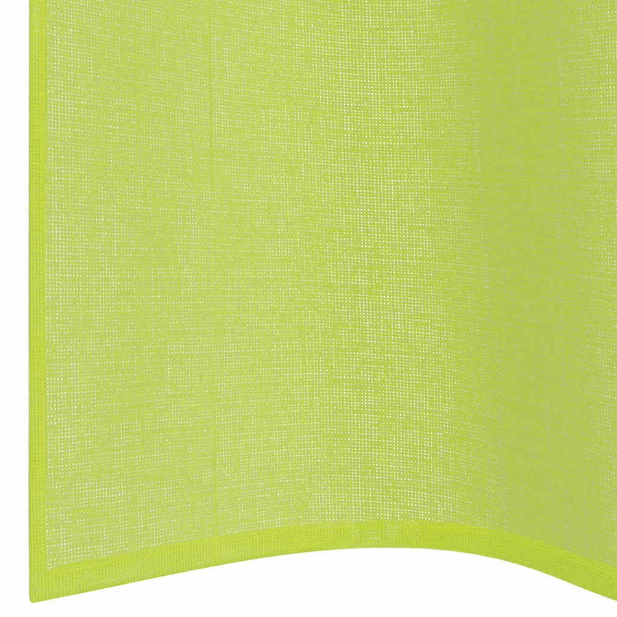 Voile Gordijnen met doorvoertules 2 st 140x300 cm appelgroen