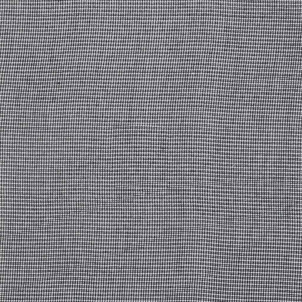 Gordijnen voile met doorvoertules 2 st 140x225 cm zwart