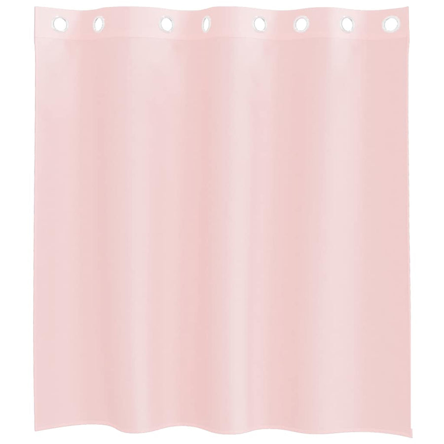 Gordijnen voile met doorvoertules 2 st 140x140 cm lichtroze