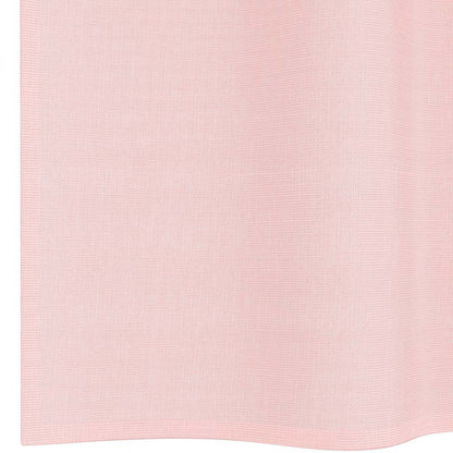 Gordijnen voile met doorvoertules 2 st 140x140 cm lichtroze