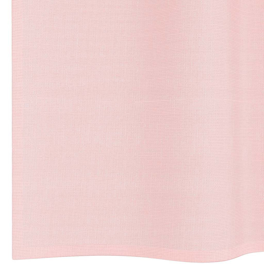 Gordijnen voile met doorvoertules 2 st 140x140 cm lichtroze