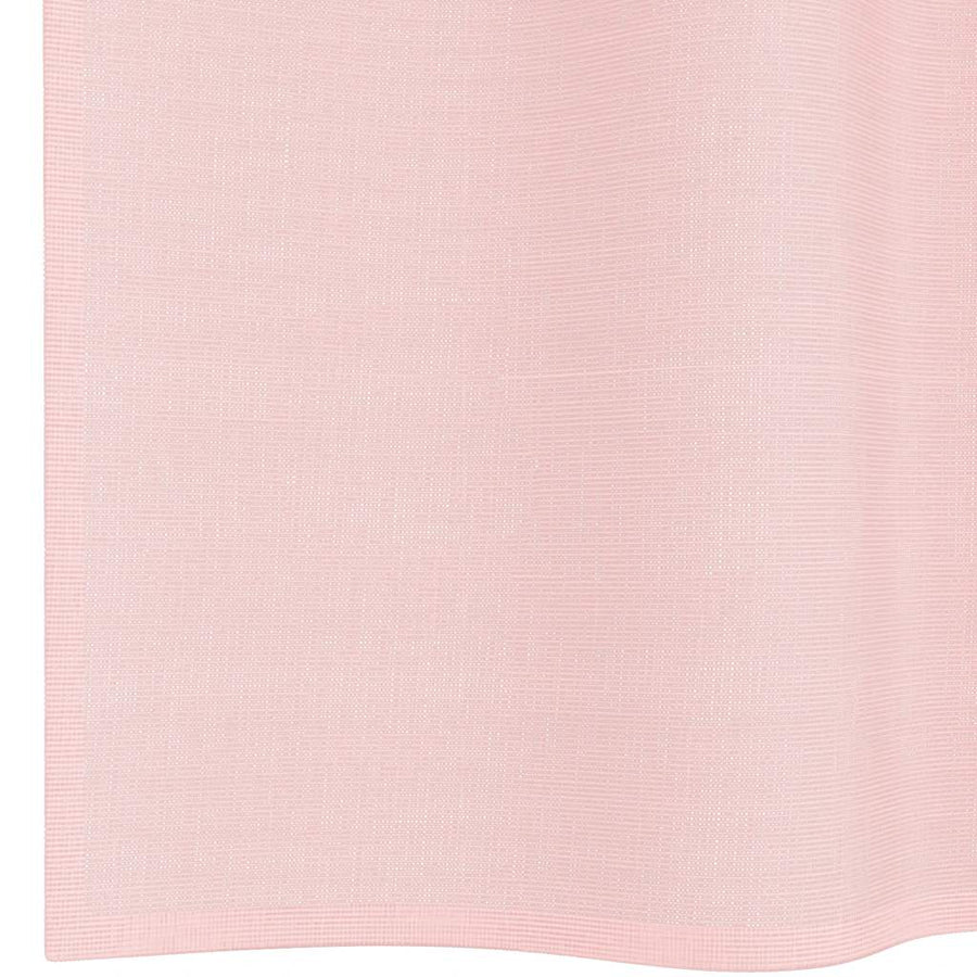 Gordijnen voile met doorvoertules 2 st 140x260 cm lichtroze