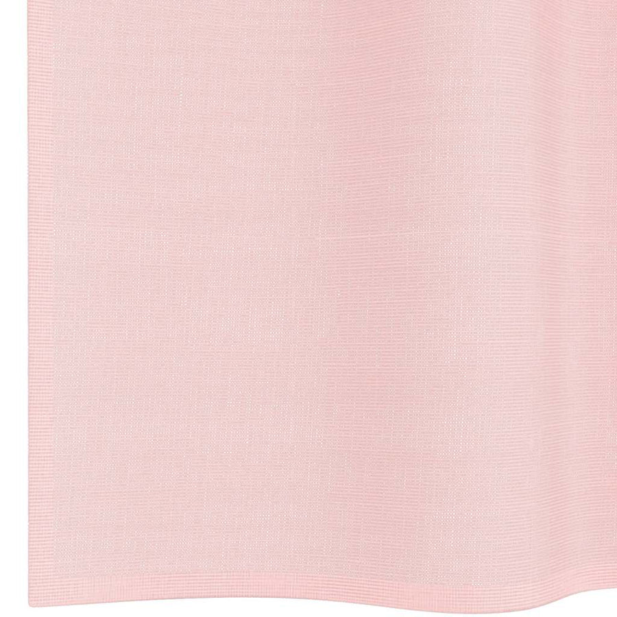 Gordijnen voile met doorvoertules 2 st 140x300 cm lichtroze
