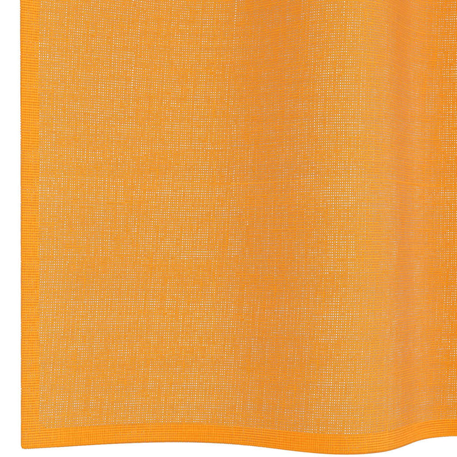 Gordijnen voile met doorvoertules 2 st 140x260 cm oranje