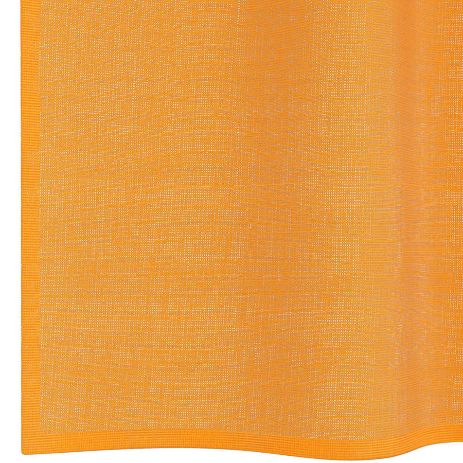 Gordijnen voile met doorvoertules 2 st 140x300 cm oranje