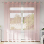 Curtains with eyelets 2 pcs 140x225 cm pink