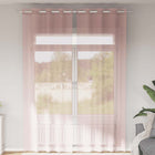 Gordijnen voile 2 st 140x260 cm roze