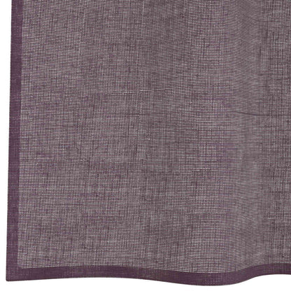Gordijnen Voile met doorvoertules 2 st 140x175 cm paars