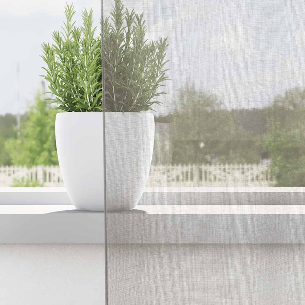 Gordijnen voile met doorvoertules 2 st 140x225 cm lichtgrijs