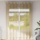 Curtains Voile with eyelets 2 pcs sand