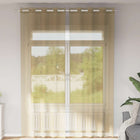 Curtains Voile with eyelets 2 pcs sand
