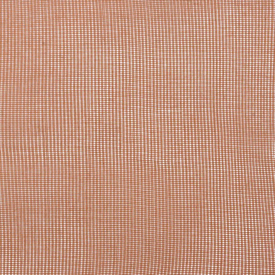 Gordijnen voile met doorvoertules 2 st terracotta
