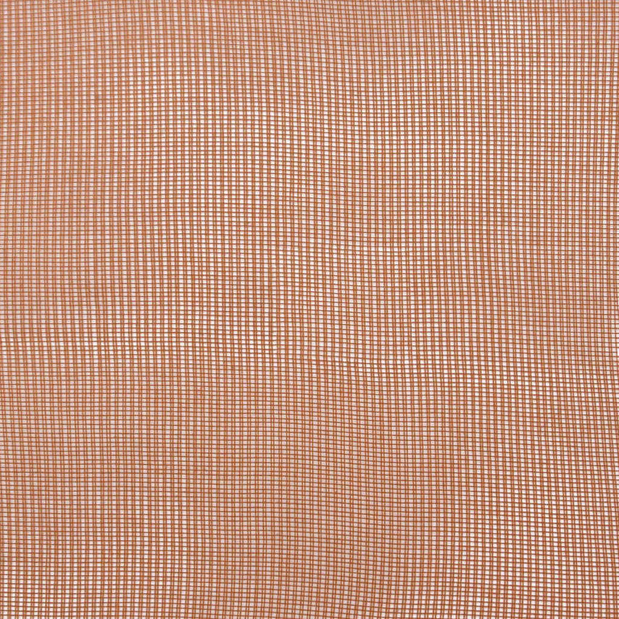 Gordijnen voile met doorvoertules 2 st terracotta
