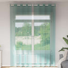 Voile curtains with eyelets 2 pc turquoise