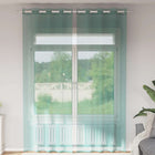 Curtain voiles with eyelets 2 pc turquoise