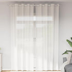 Voile curtains with eyelets 2 pcs white