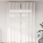 Gordijnen voile 2 stuks 140x300 cm wit