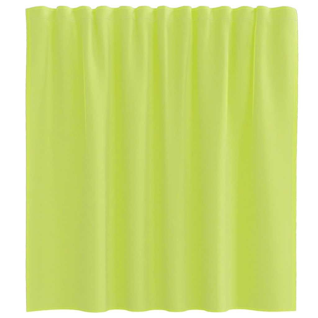 Gordijnen voile met roedezakken 2 st appelgroen