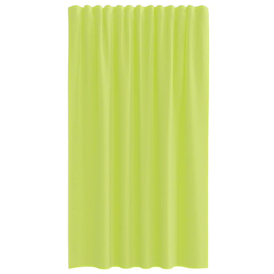Gordijnen voile met roedezakken 2 st appelgroen